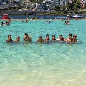 Aproveit�mos o ver�o na Piscina do Areinho
