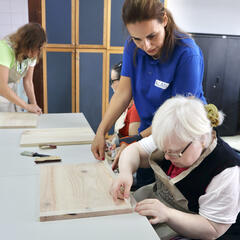 Galeria - Imagem 8 da Leroy Merlin traz  ALADI workshop Como criar texturas num quadro