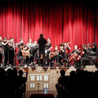Concerto solid�rio mobiliza comunidade e enche Audit�rio de Lavra