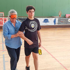 Galeria - Imagem 2 da Utentes jogam goalball com a comunidade