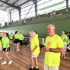 Galeria - Imagem 2 da Multid�o re�ne-se no CRPF Lavra para �dan�ar contra o Cancro�