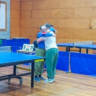 Duas vit�rias para a ALADI em torneio de t�nis de mesa