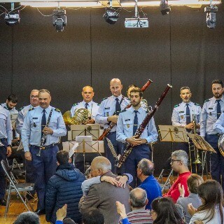 Imagem da GNR do Porto em concerto no 39.� anivers�rio da ALADI