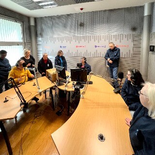 Imagem da Dia Mundial da Rdio celebrado na ALADI e na Antena 1